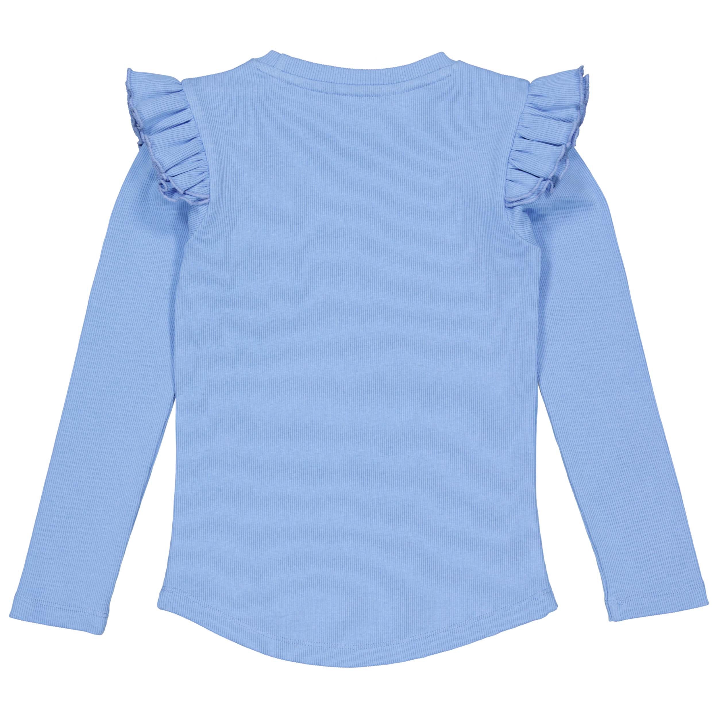 T-shirt met lange mouwen | Blauw