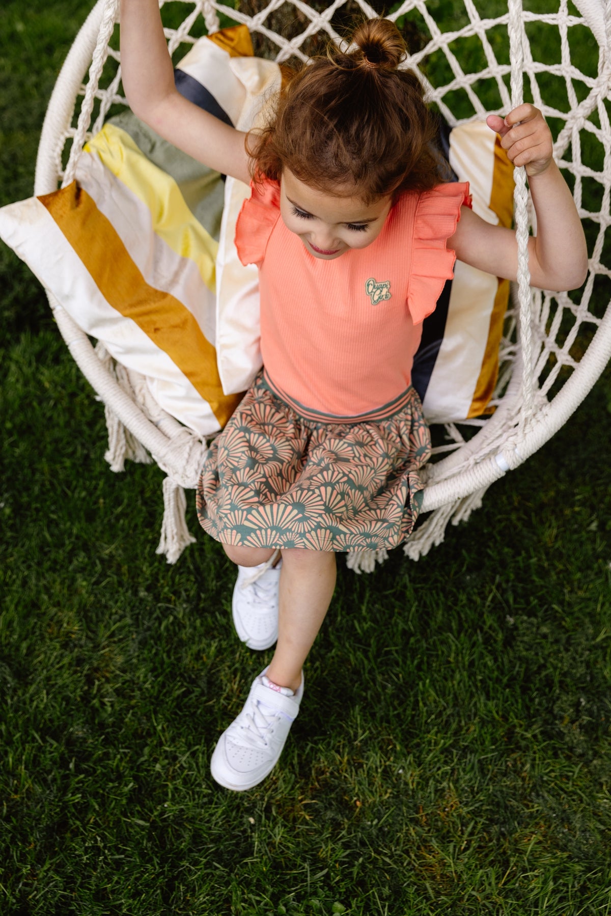 Jurk | AOP Groene Grafische afbeelding