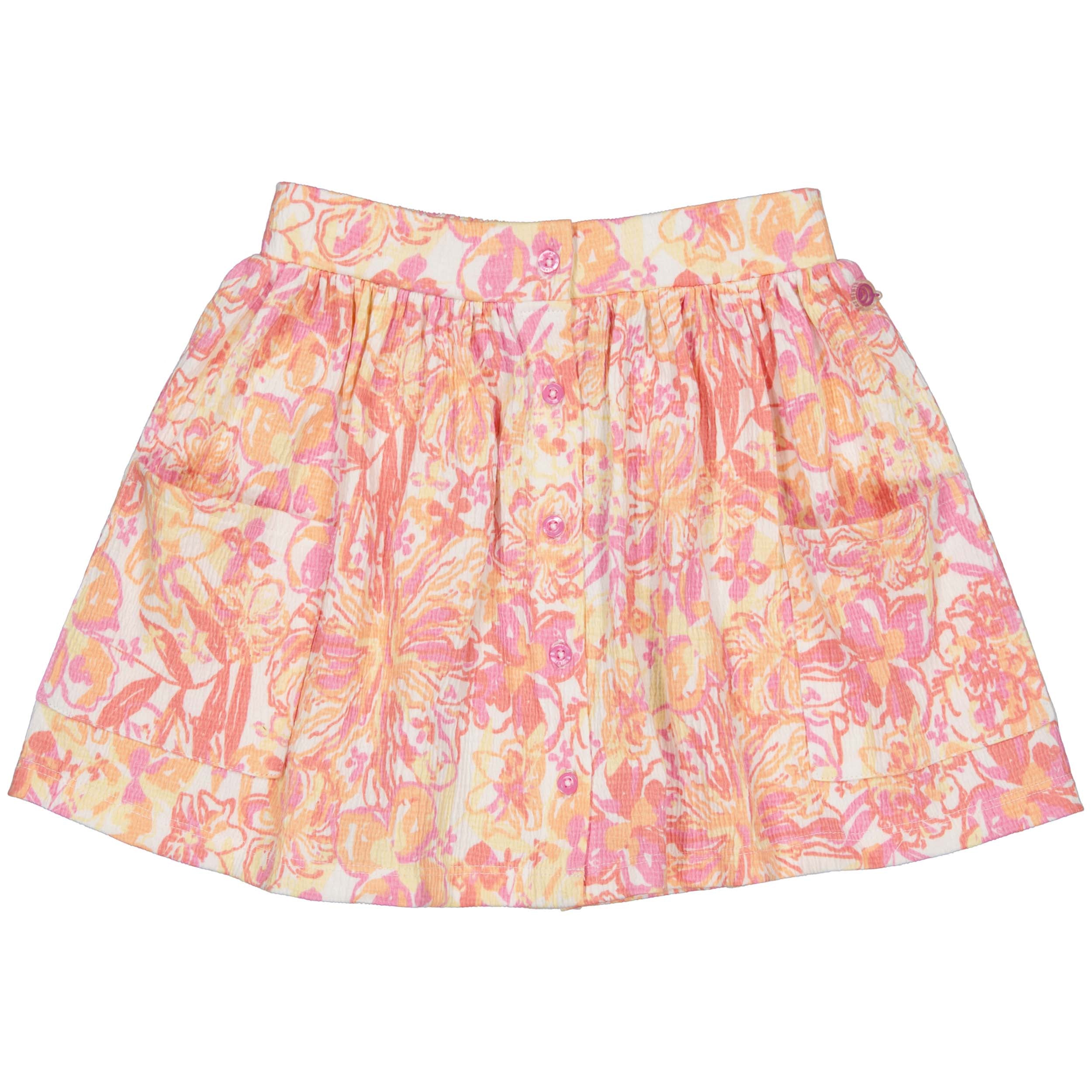 Skirt | AOP White Flower