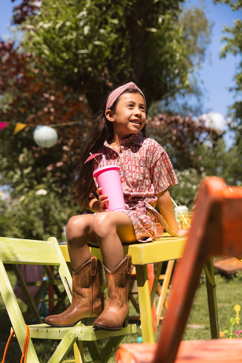 Shirt Beige | AOP Sand Sketch