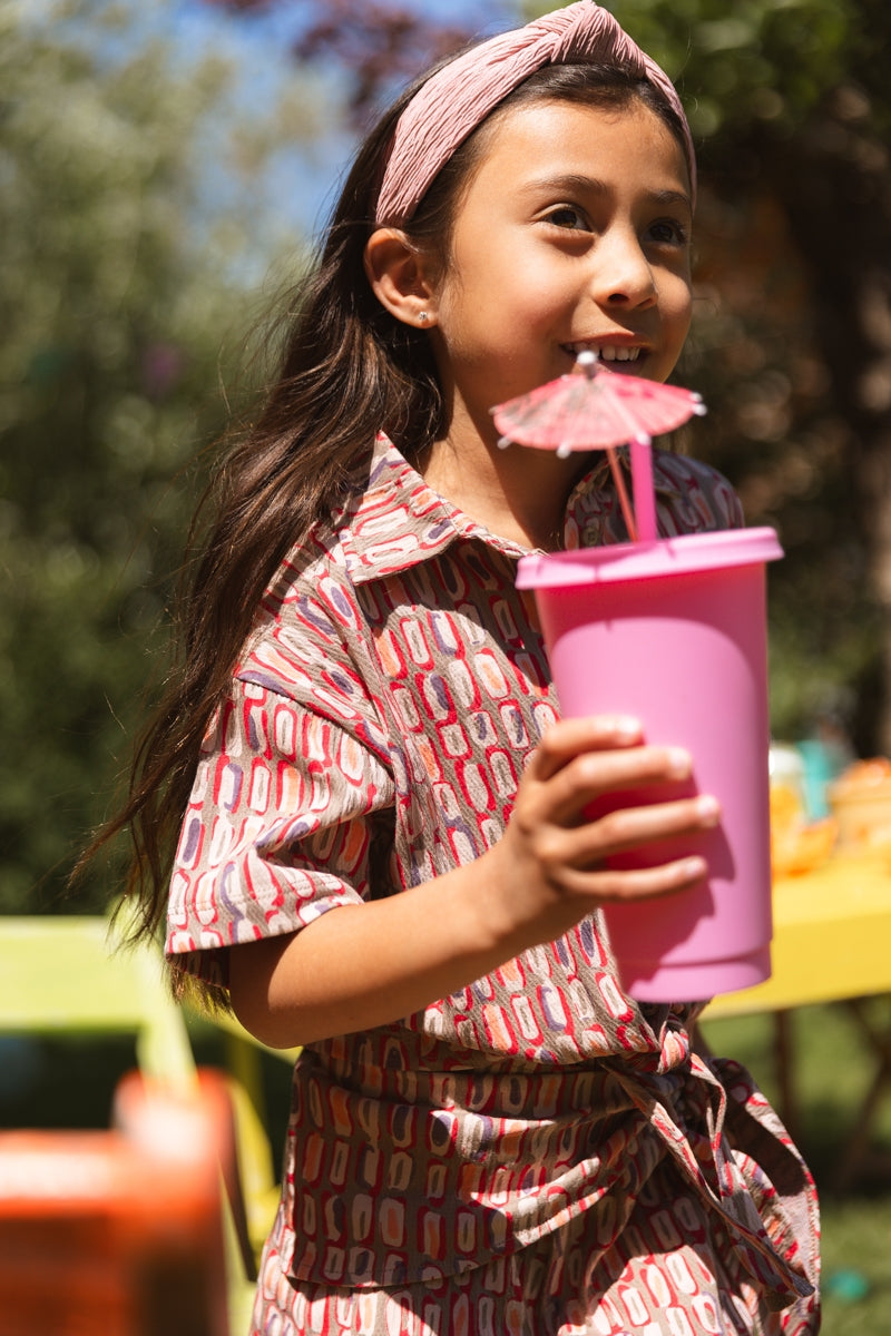 Shirt Beige | AOP Sand Sketch