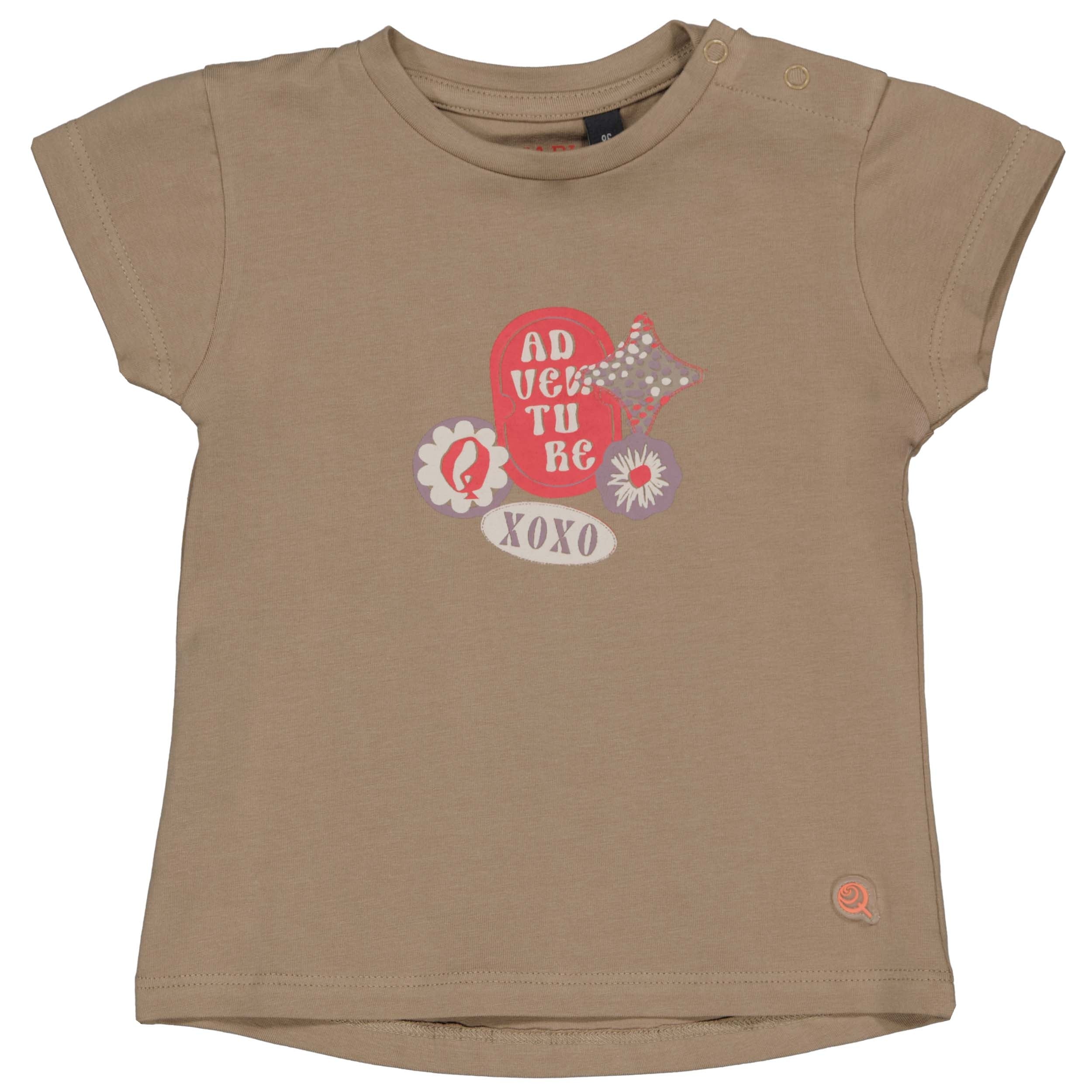 Shirt Beige en Oranje | Dark Sand