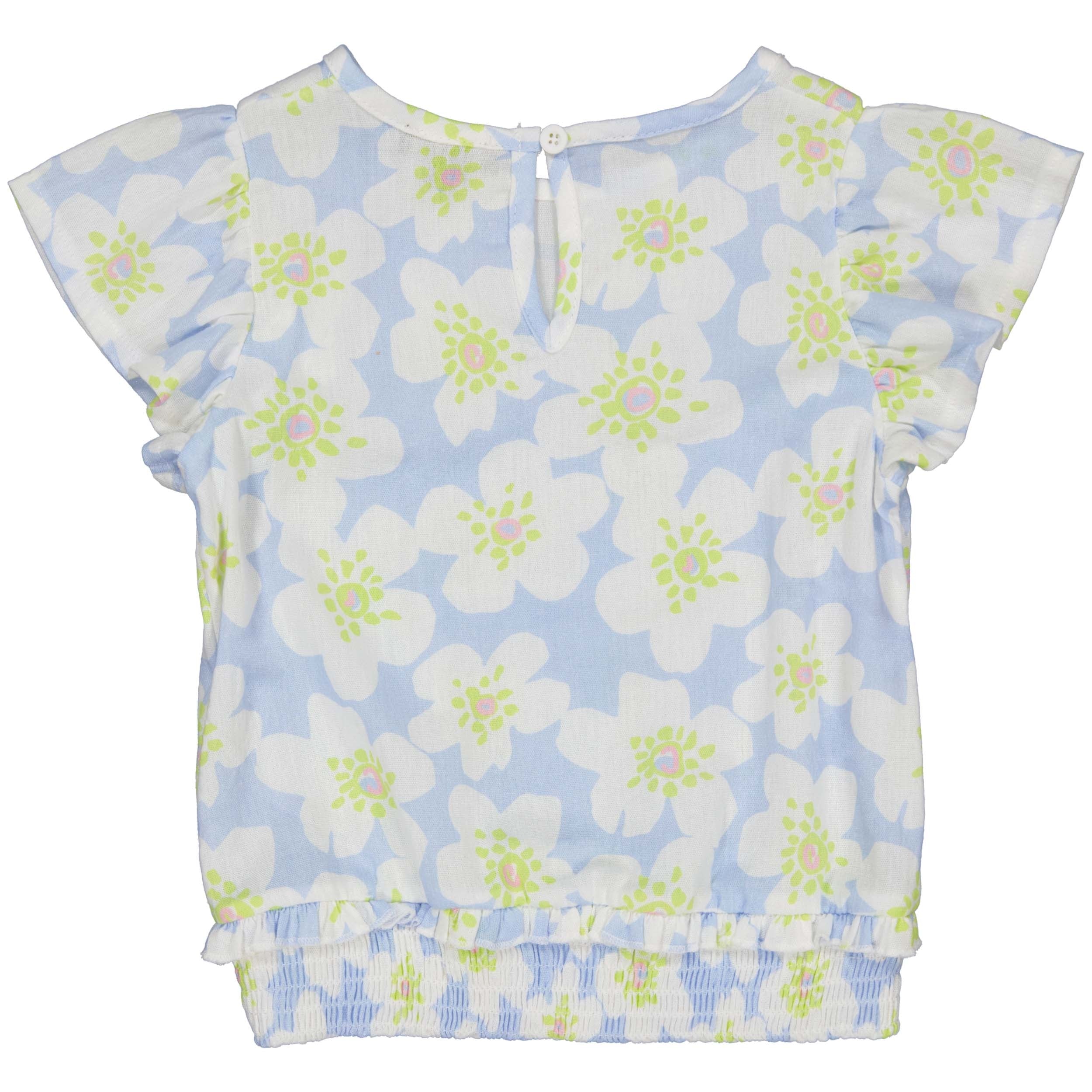 Hemd blauer | AOP Blue Flower