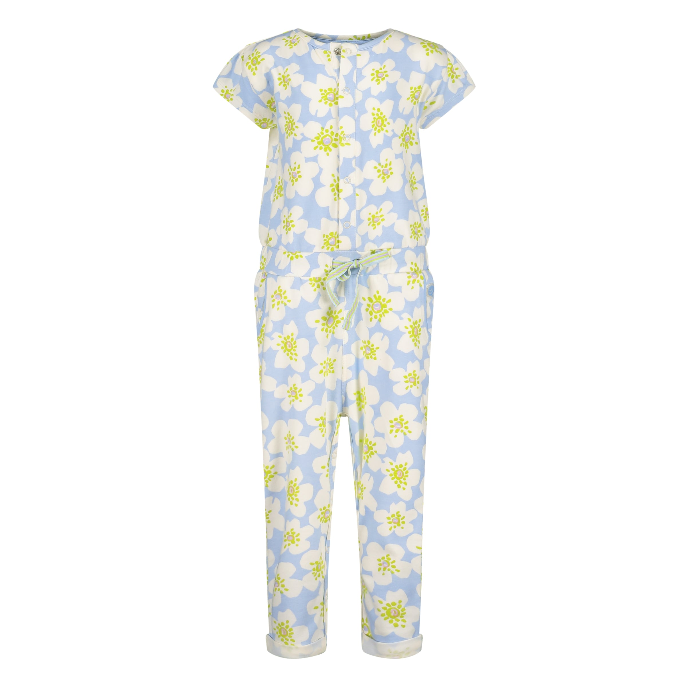 Broek Blauw | AOP Blue Flower