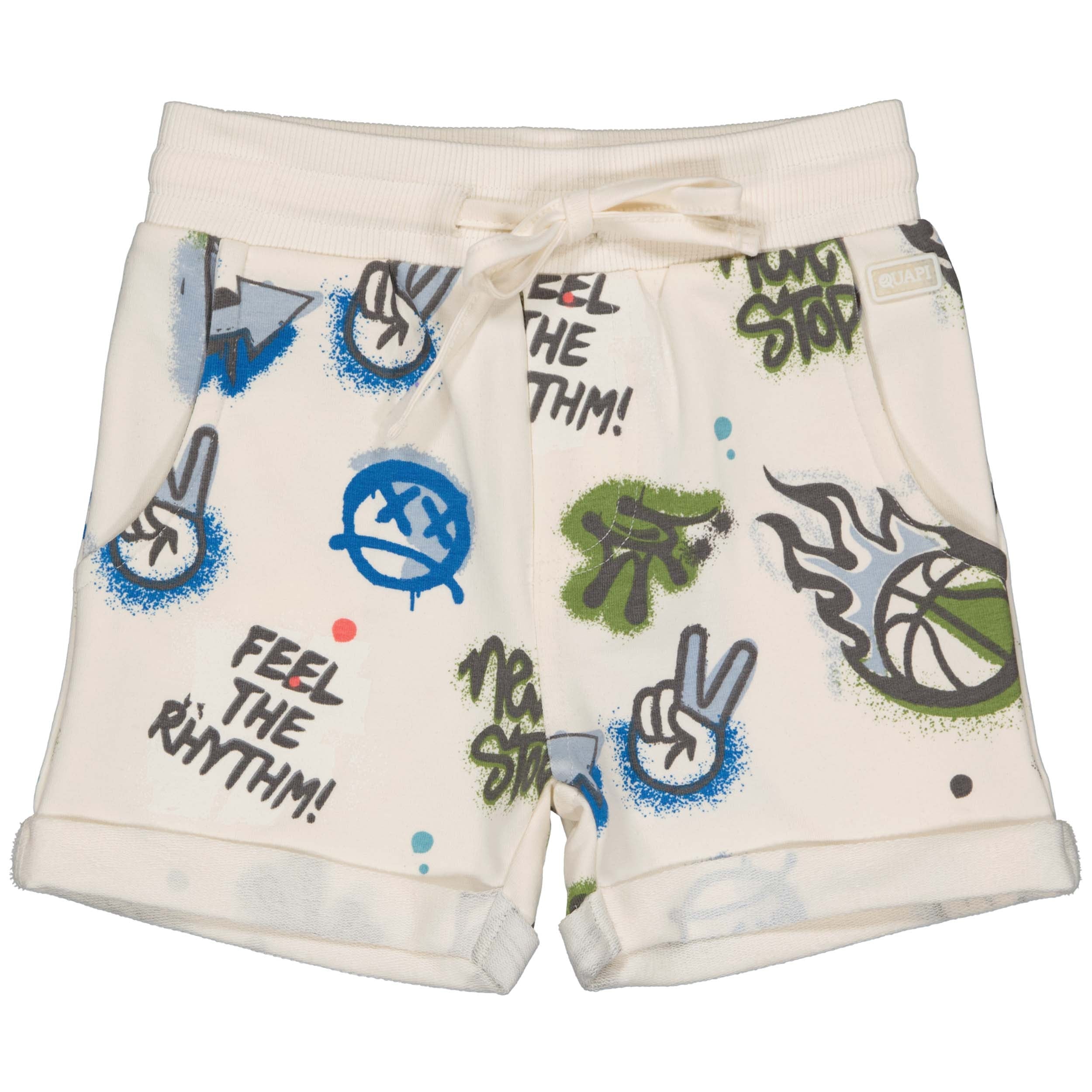 Broek Wit | AOP White Graphic