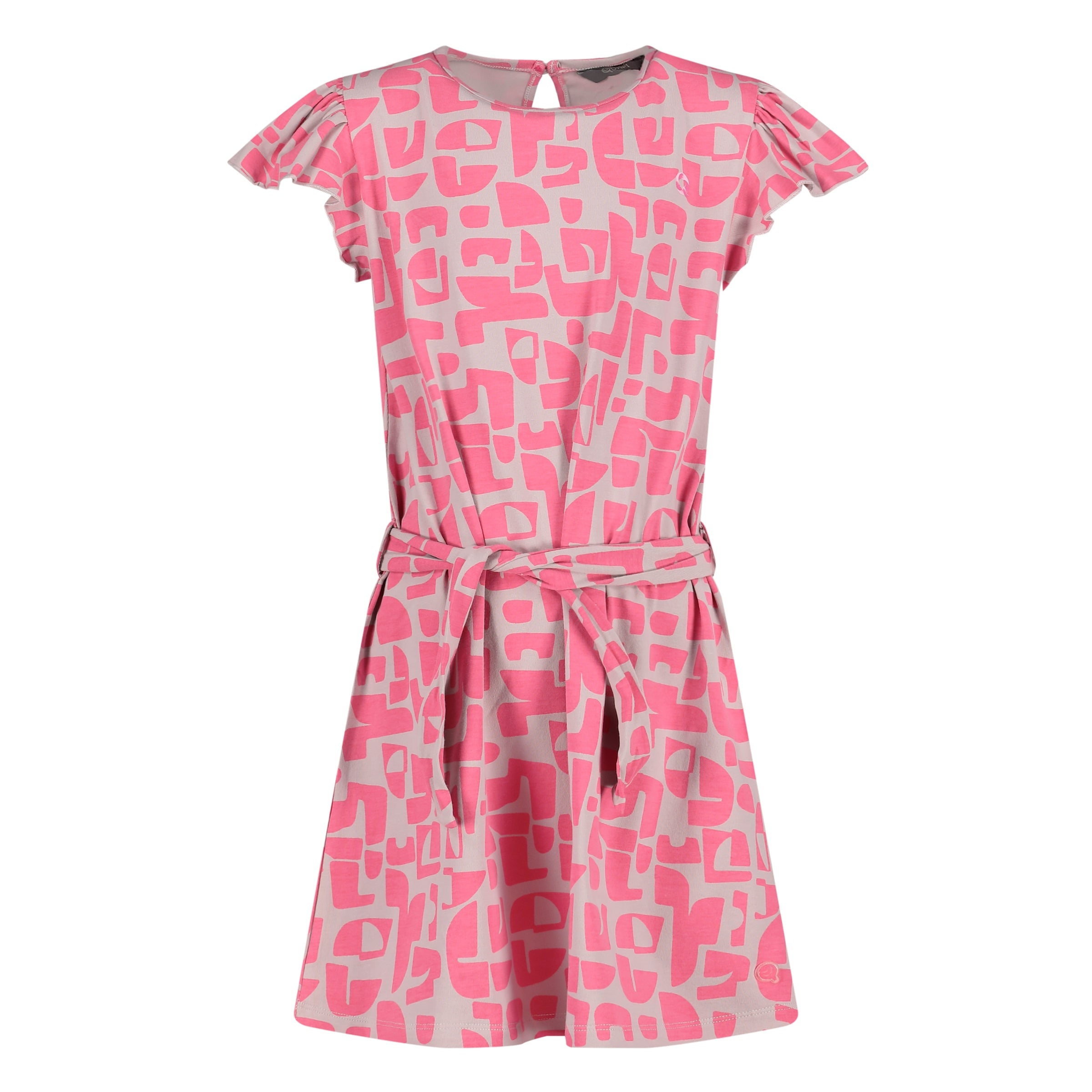 Jurk Paars | AOP Purple Graphic