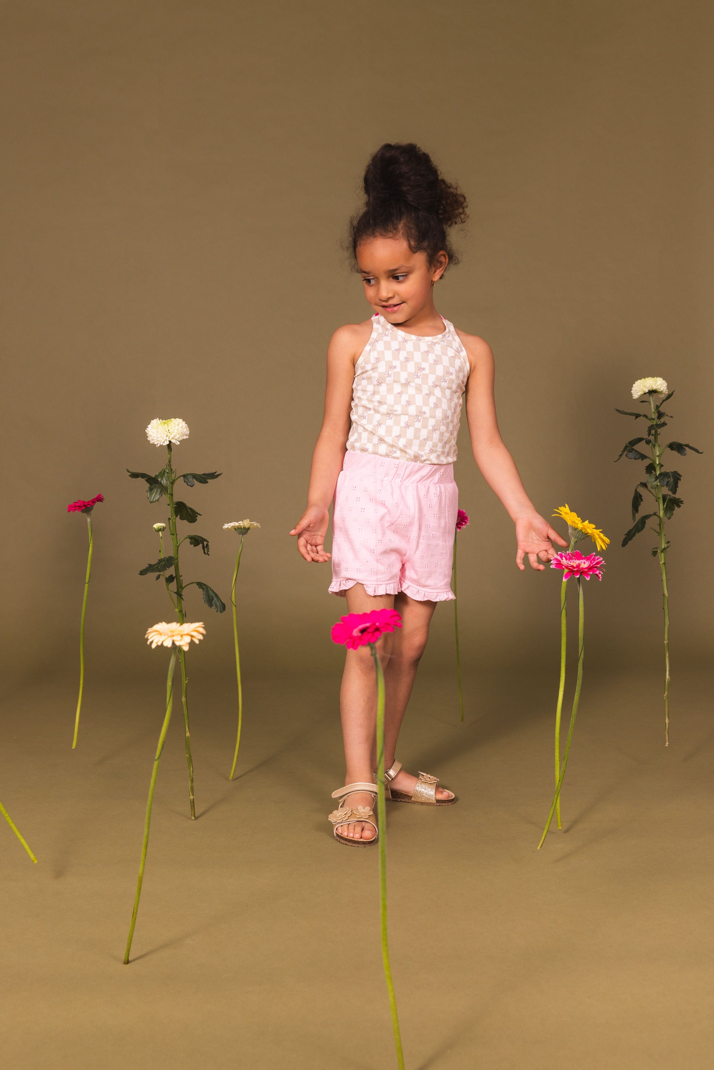 Shirt Wit | AOP White Check