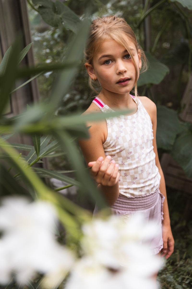 Shirt Wit | AOP White Check