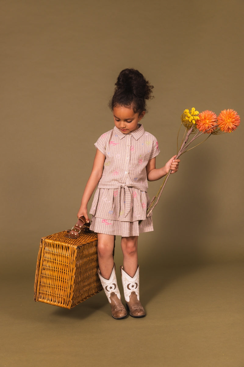 Rok Paars | AOP Purple Stripe