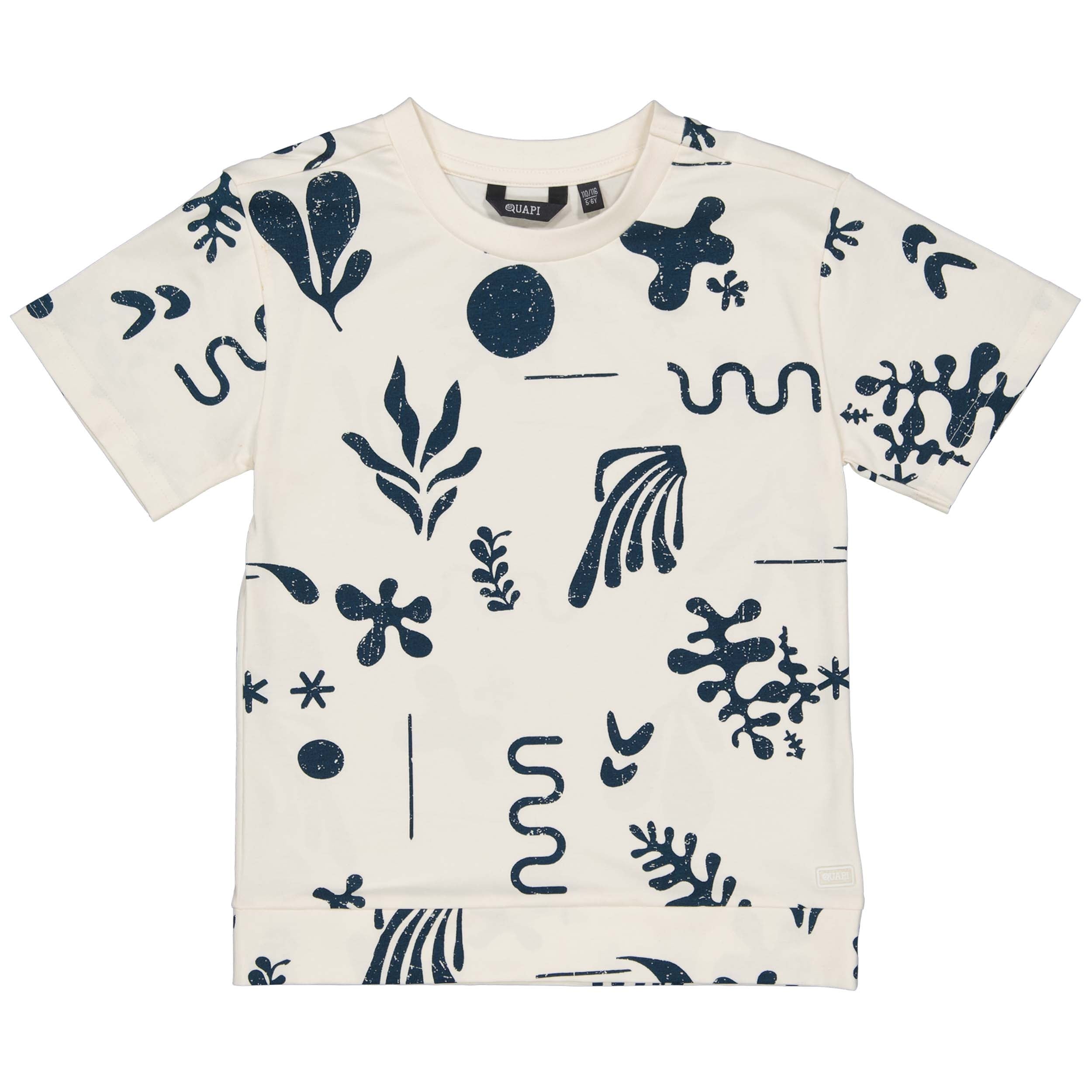 Shirt Blauw | AOP Blue Graphic