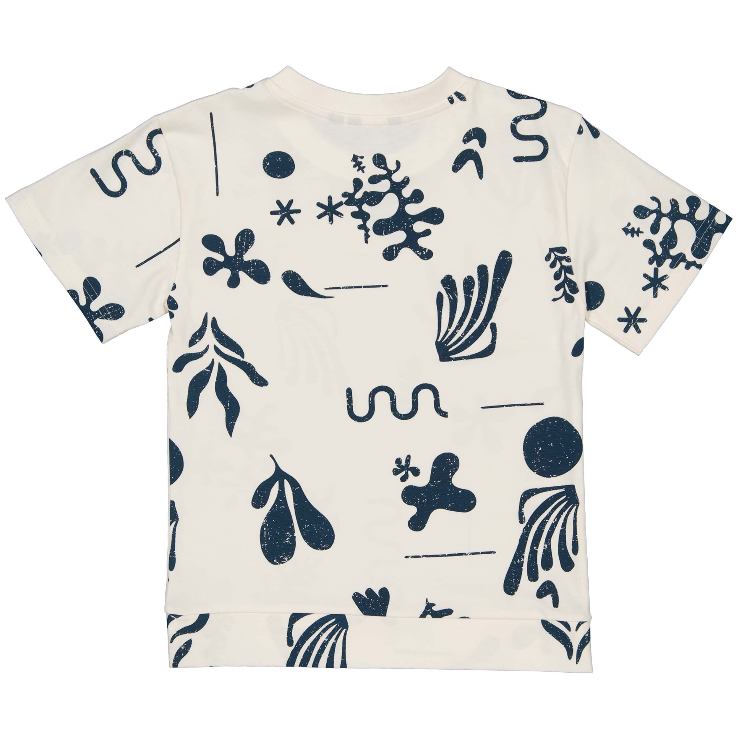 Shirt Blauw | AOP Blue Graphic