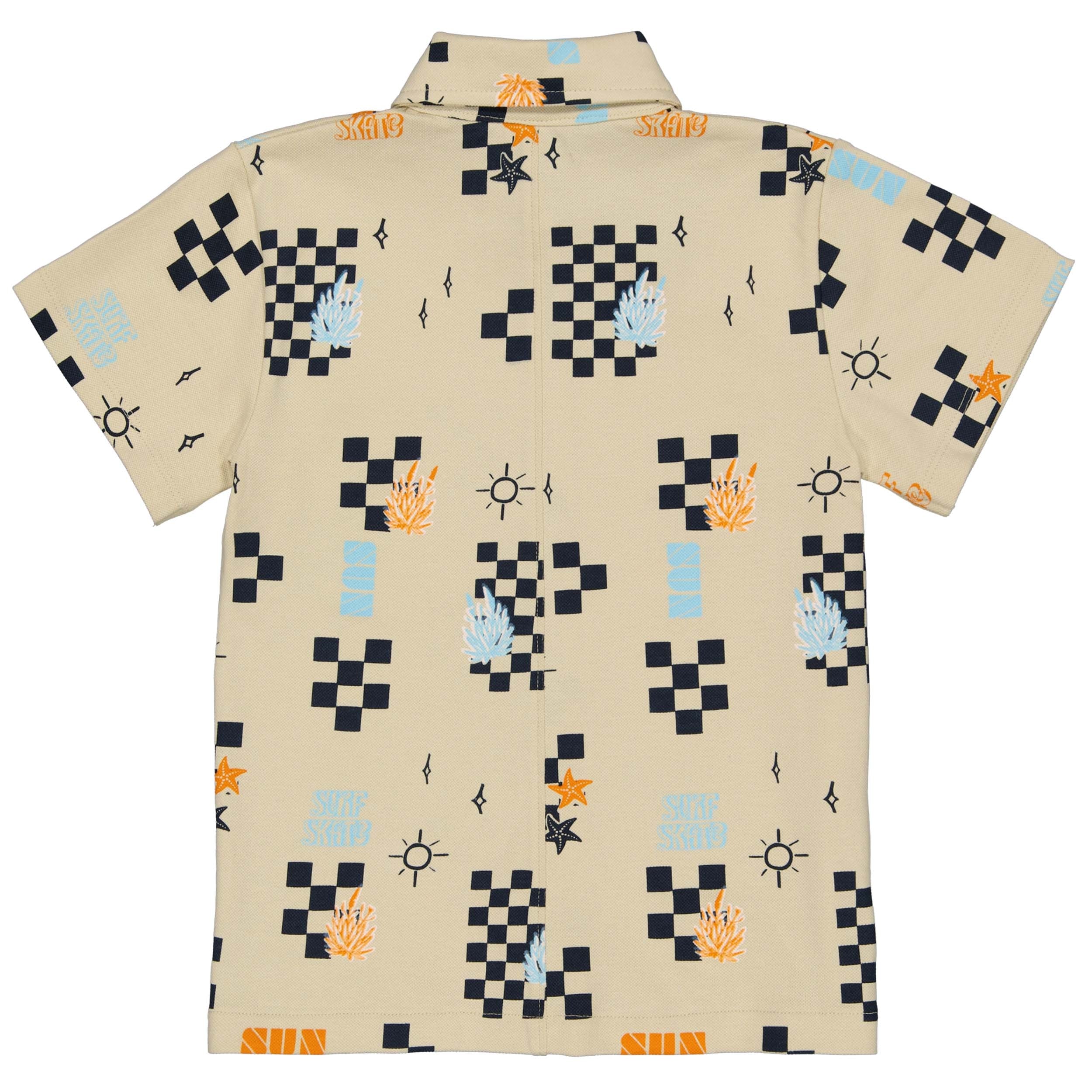 Shirt Beige | AOP Sand Check