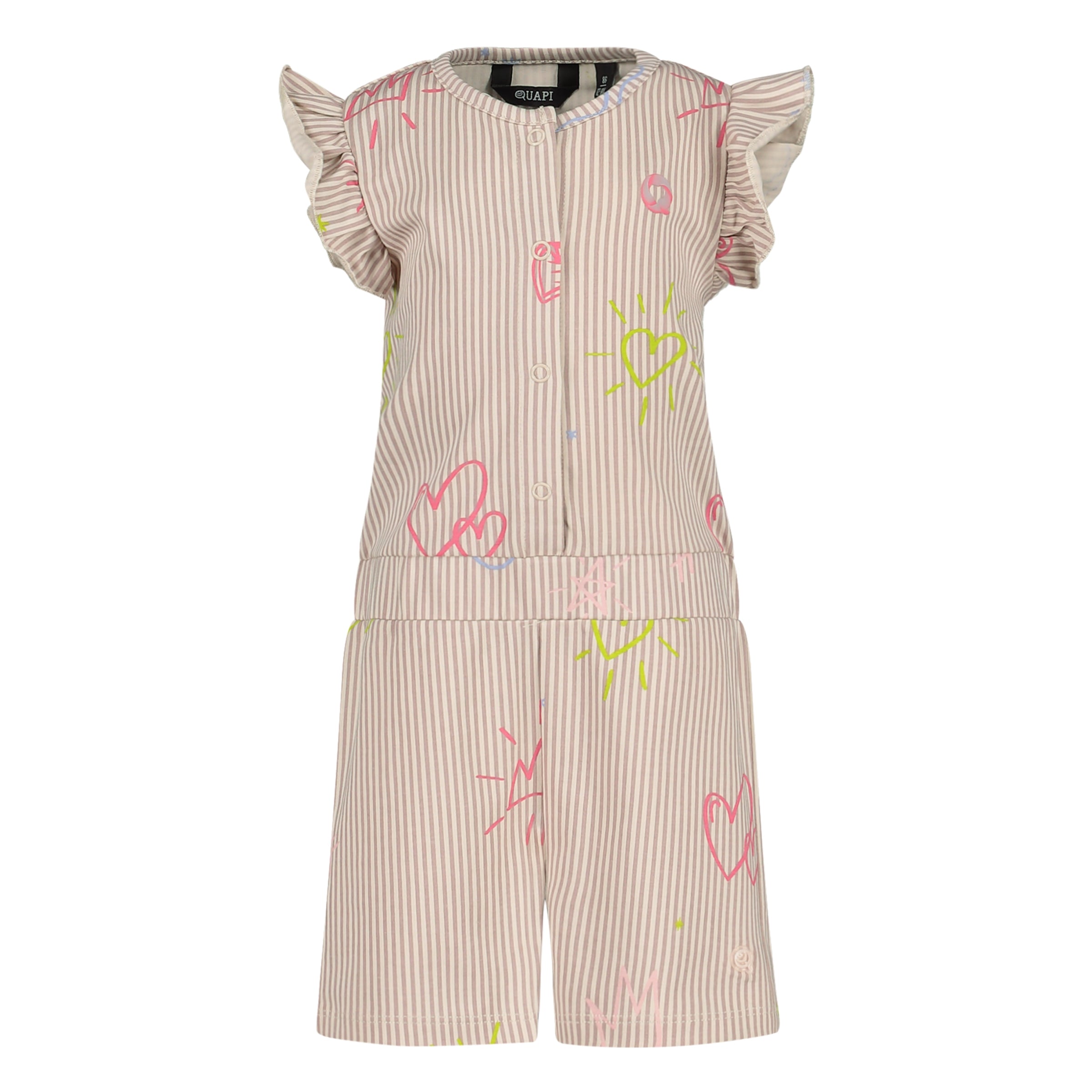 Broek Beige | AOP Multi Sketch