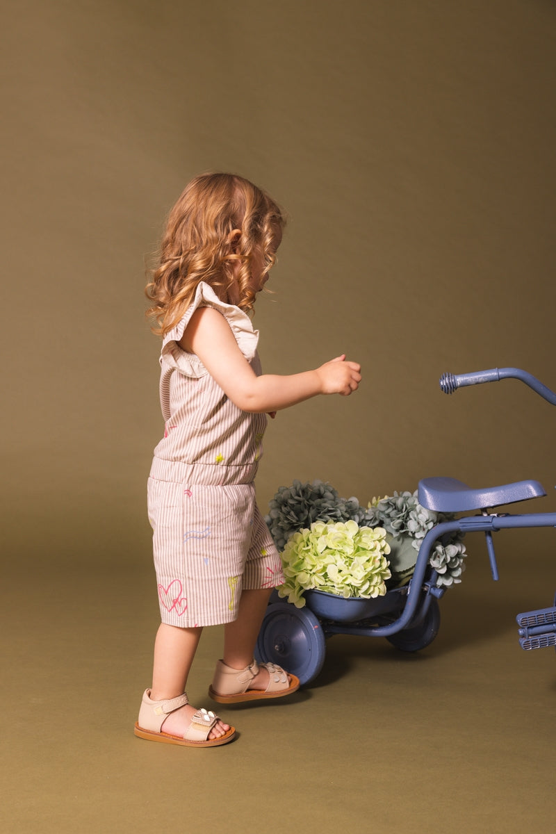 Broek Beige | AOP Multi Sketch