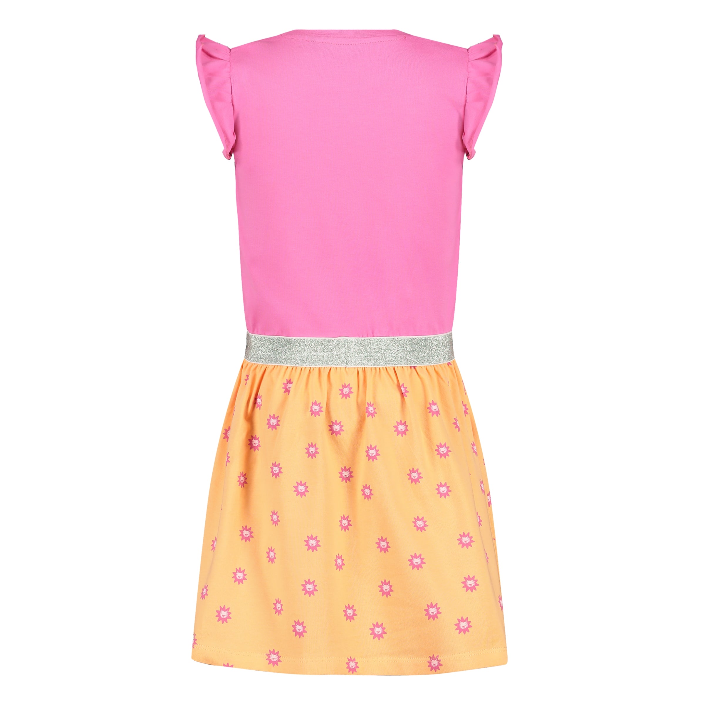 Jurk Oranje | AOP Orange Sketch