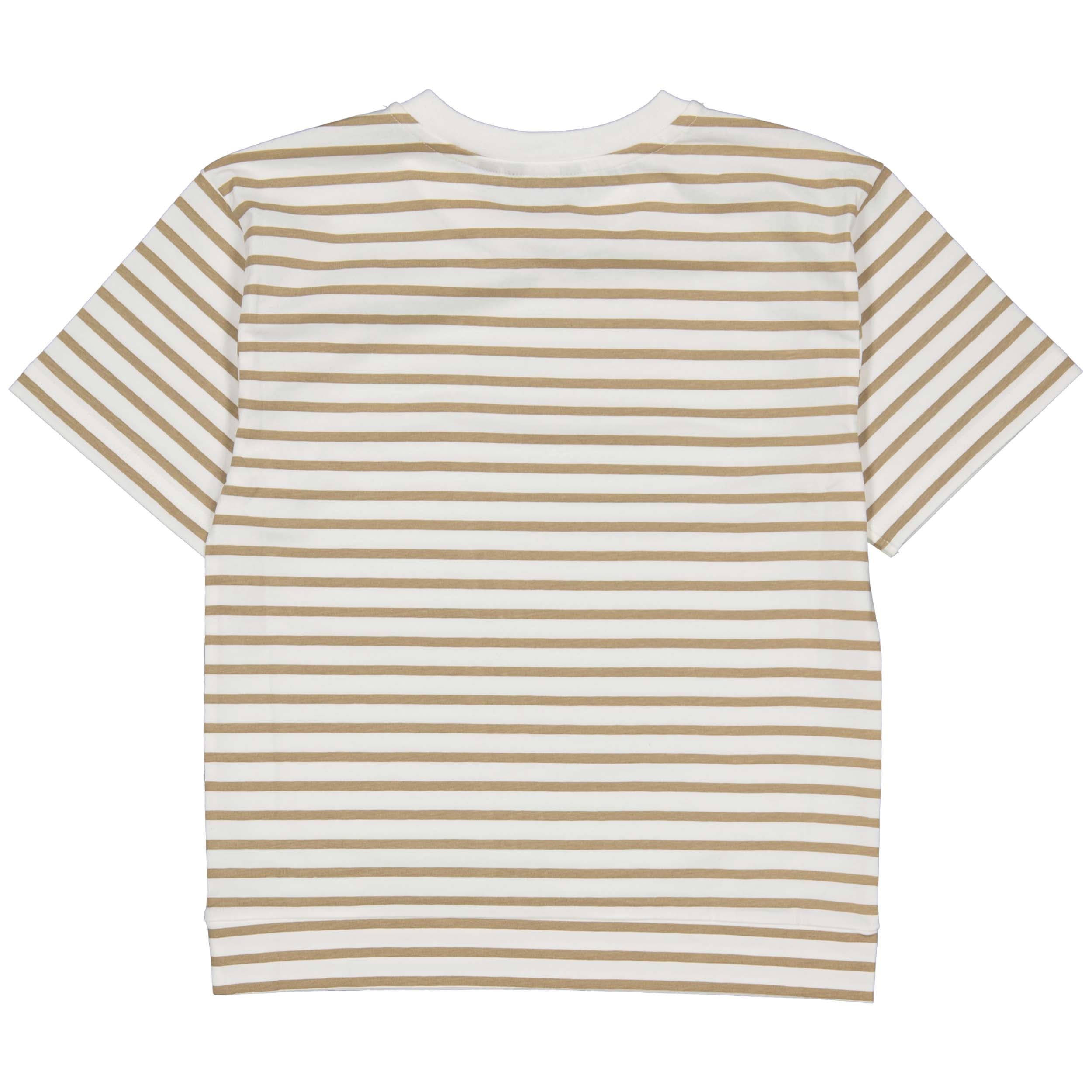 Shirt Bruin | AOP Brown Stripe