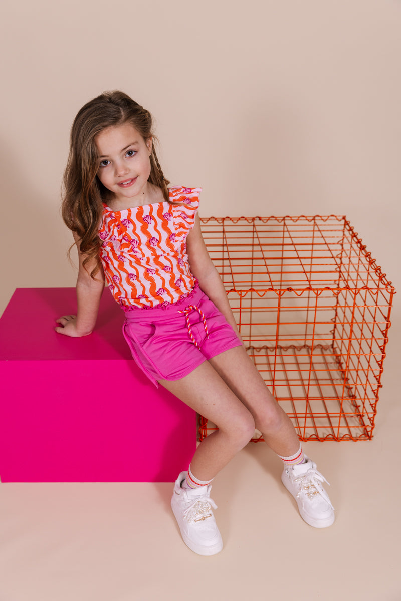 Shirt Roze | AOP Pink Sketch