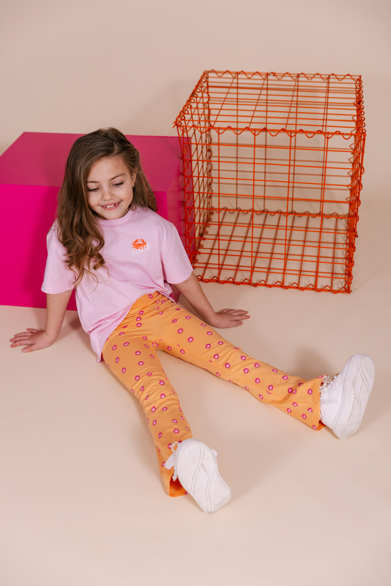 Broek Oranje | AOP Orange Sketch
