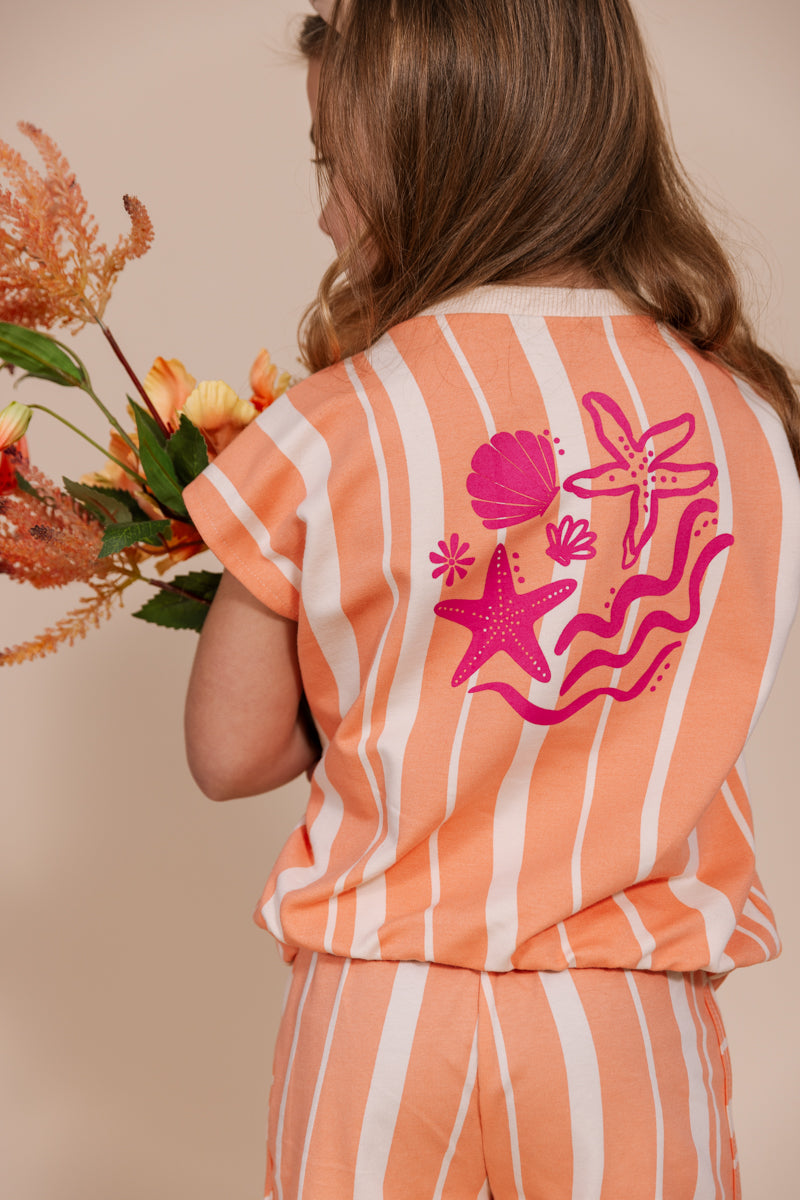 SWEATER | AOP Orange Graphic