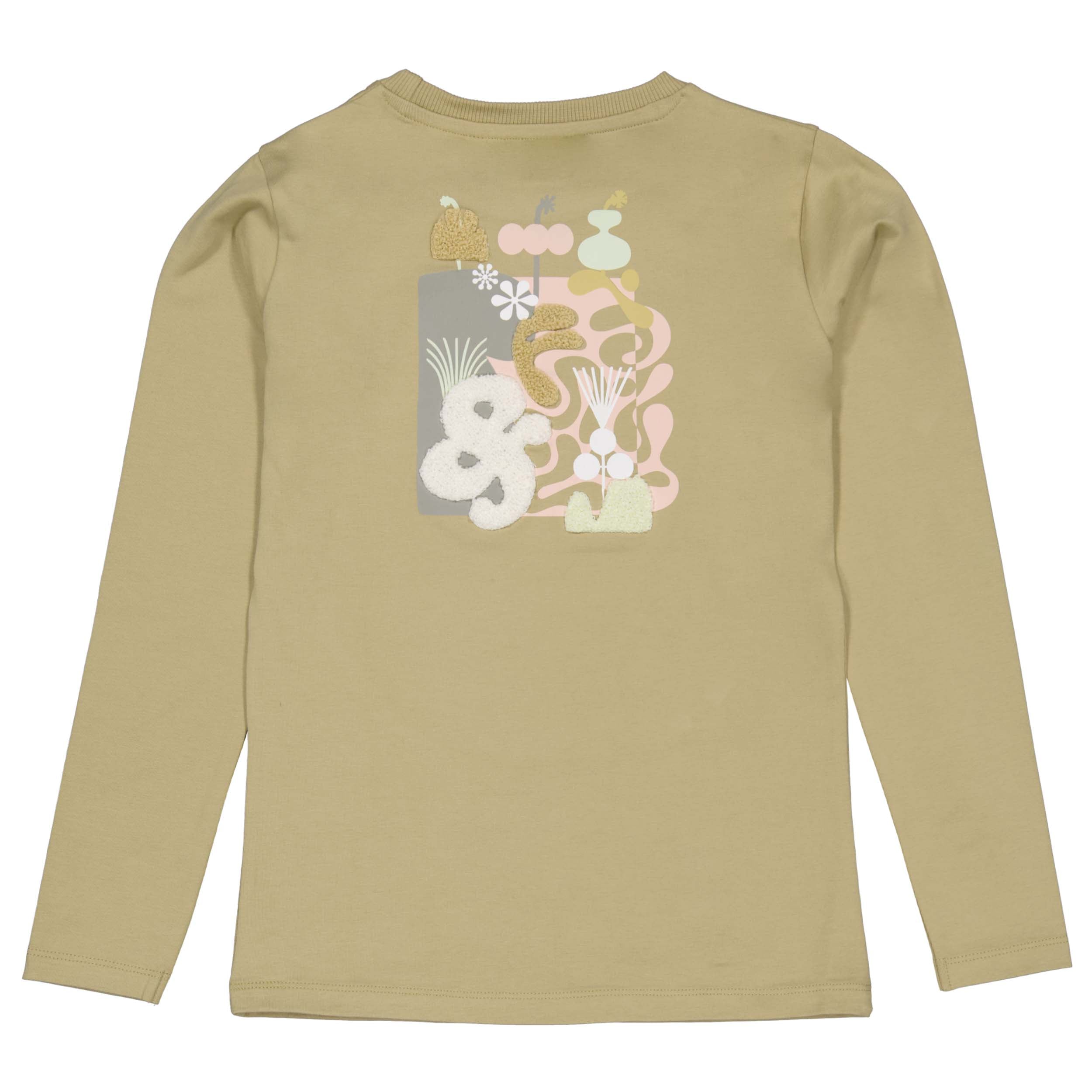 Shirt zacht groen met print | Soft Green