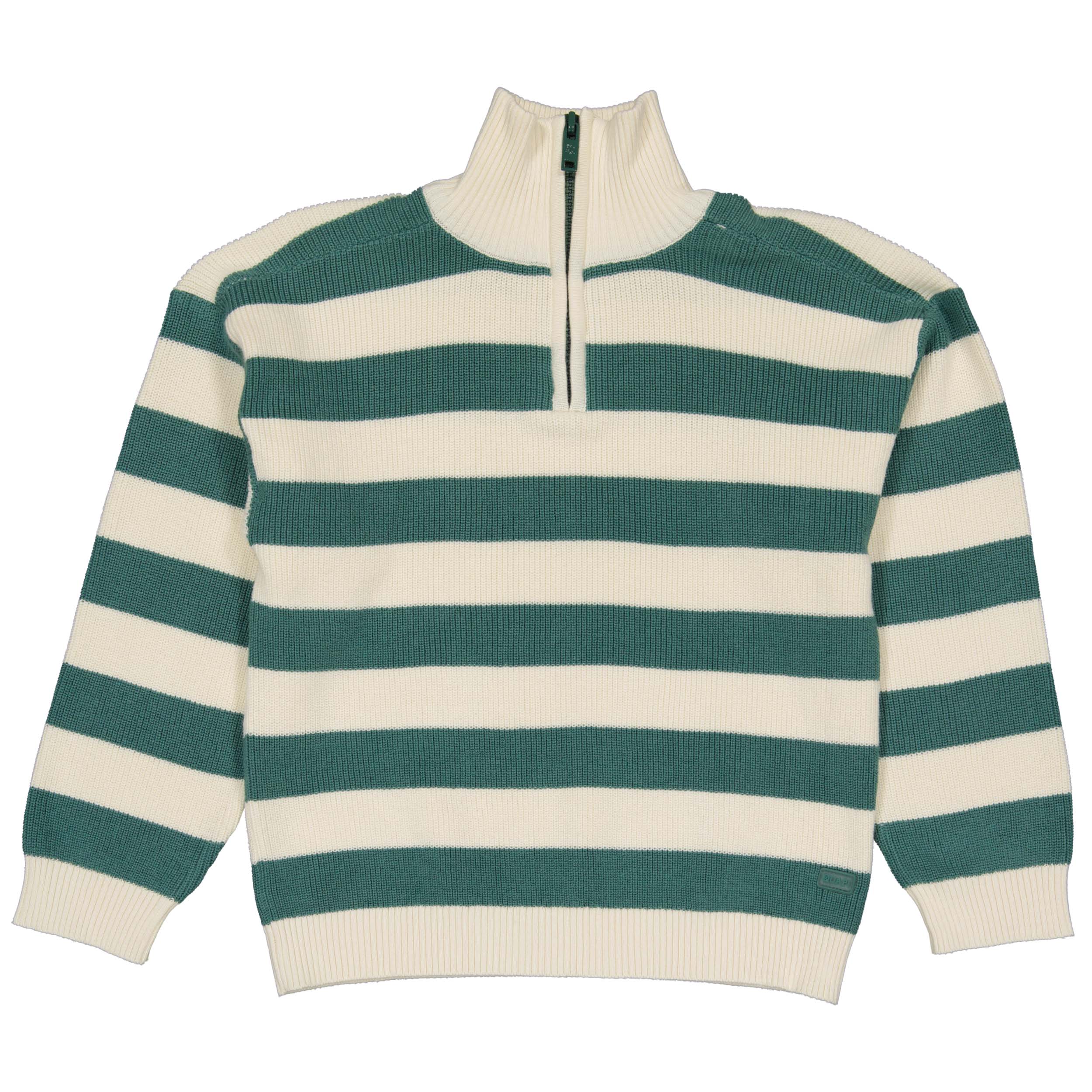 Pullover groen/wit gestreept | AOP Green Stripe