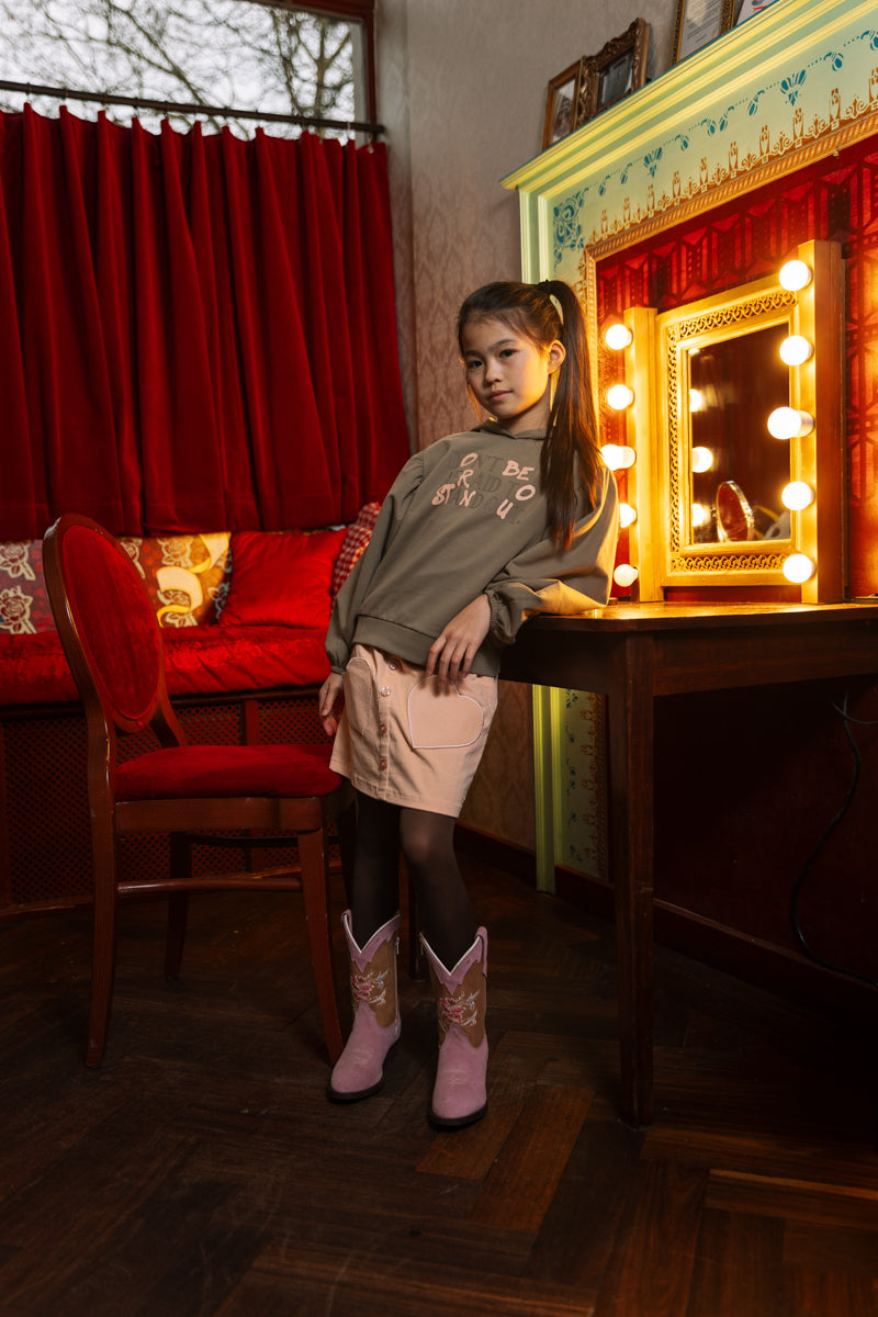 Hooded sweater licht bruin | Light Brown