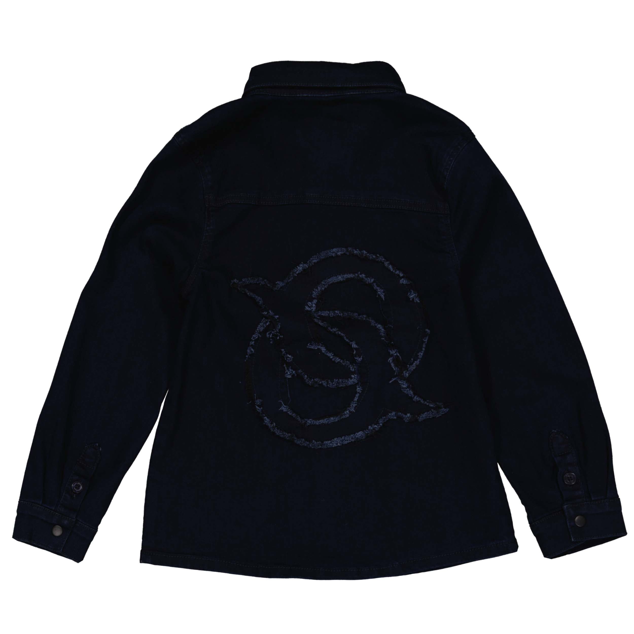 Blouse donkerblauw denim | Dark Blue Denim