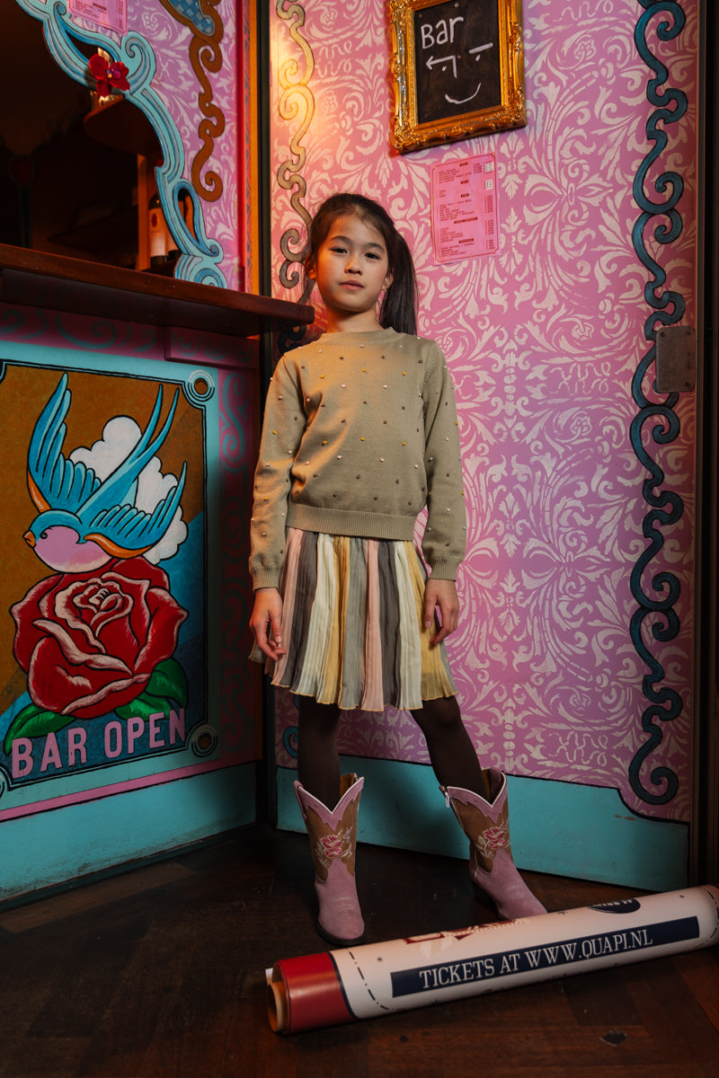 Rok diverse kleuren | AOP Multi Colour Stripe