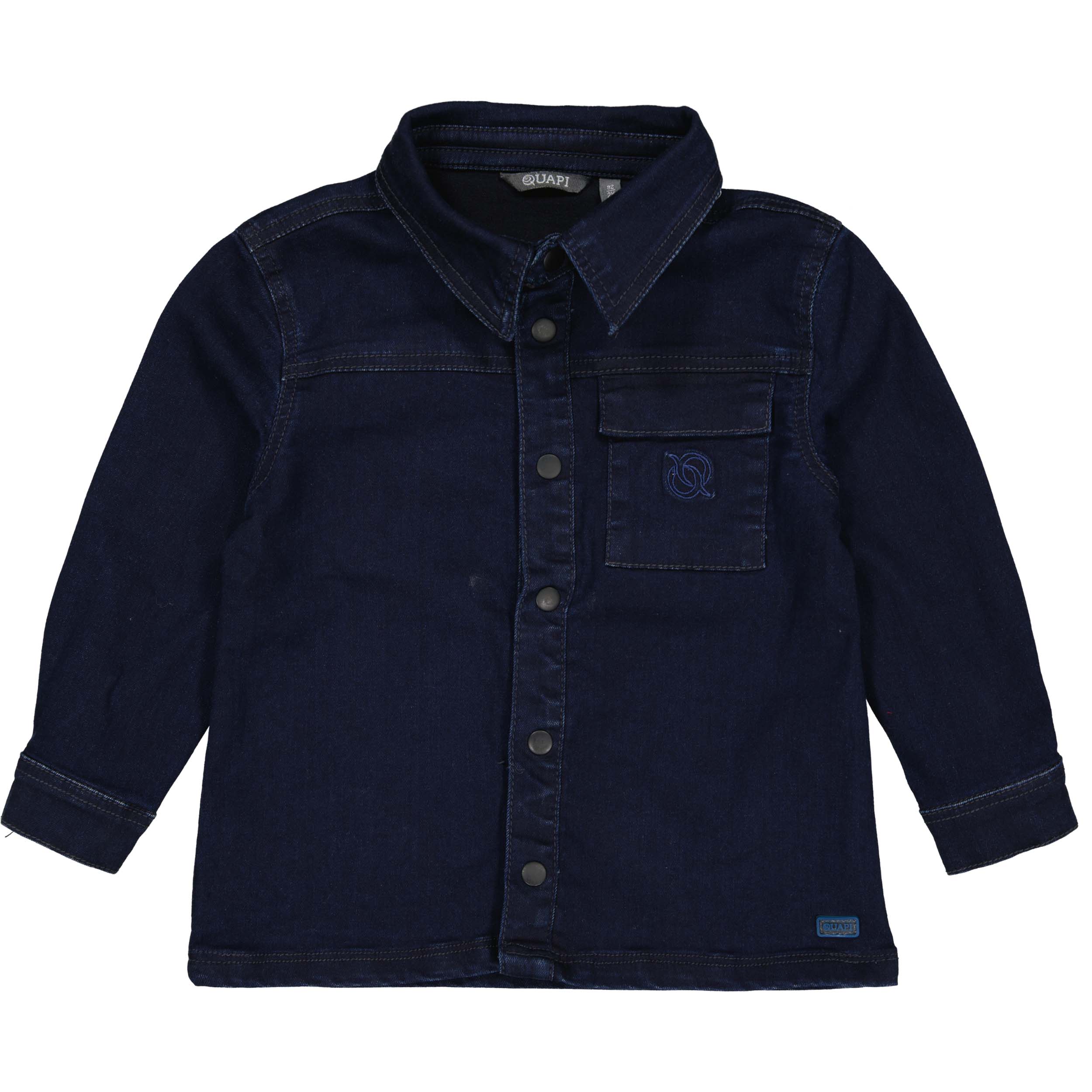 Blouse donkerblauw denim | Dark Blue Denim