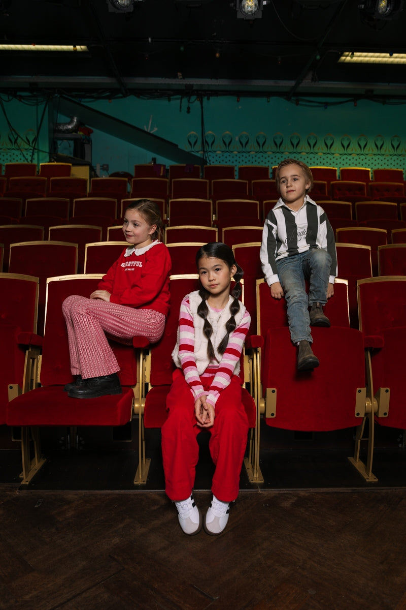 Pullover gestreept | Dark Mauve