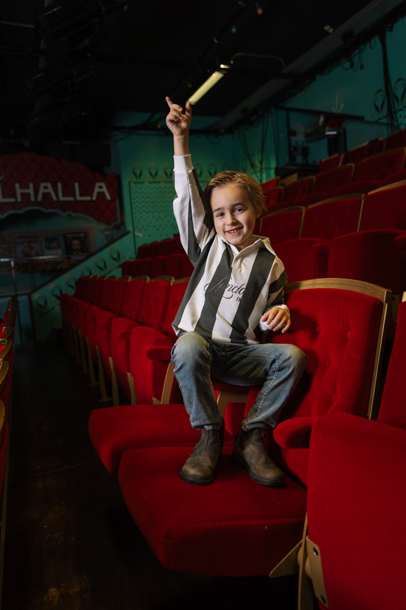 Sweater gestreept | AOP Dark Green Stripe