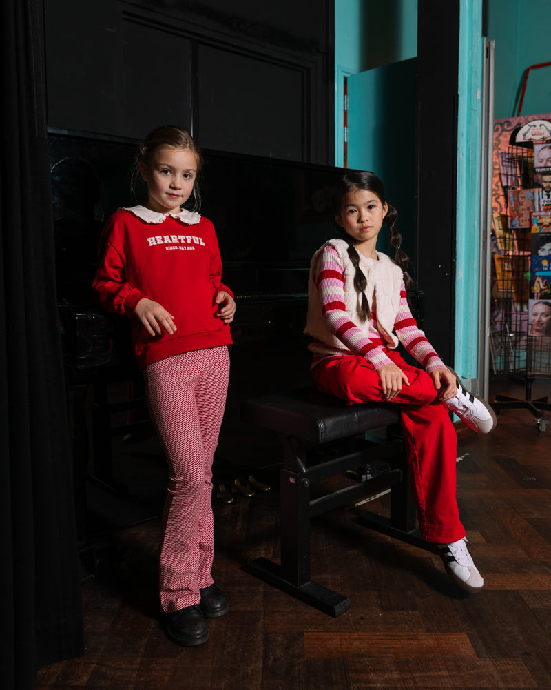 Flairbroek gestreept | AOP Red Stripe