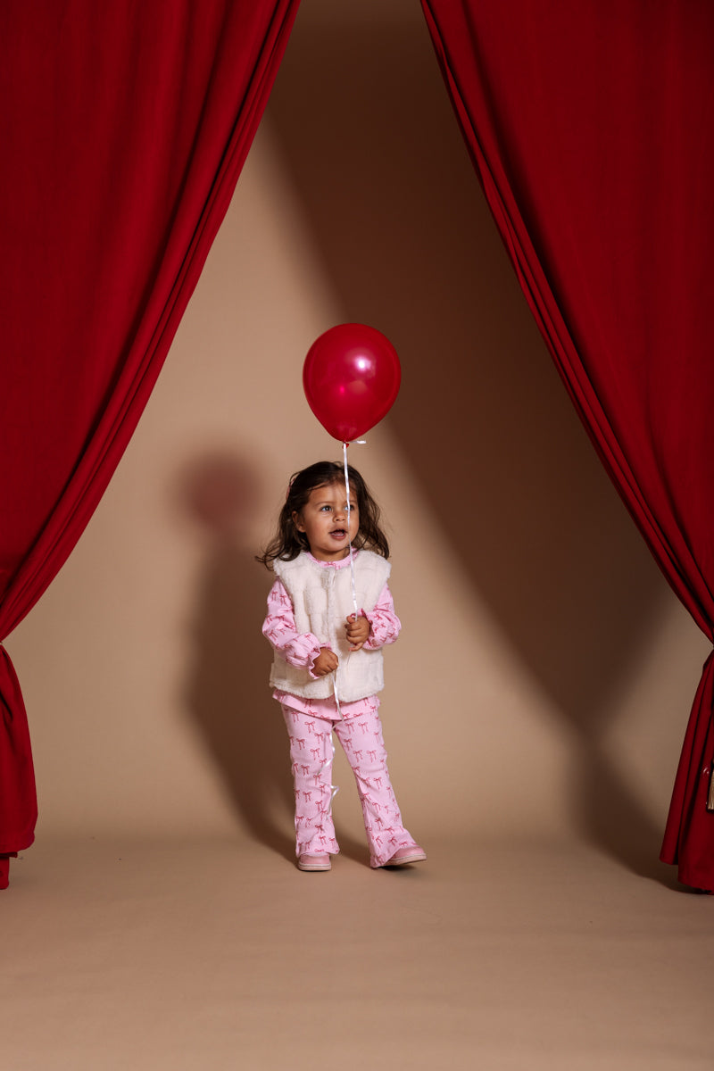 Flairbroek roze | AOP Pink Sketch