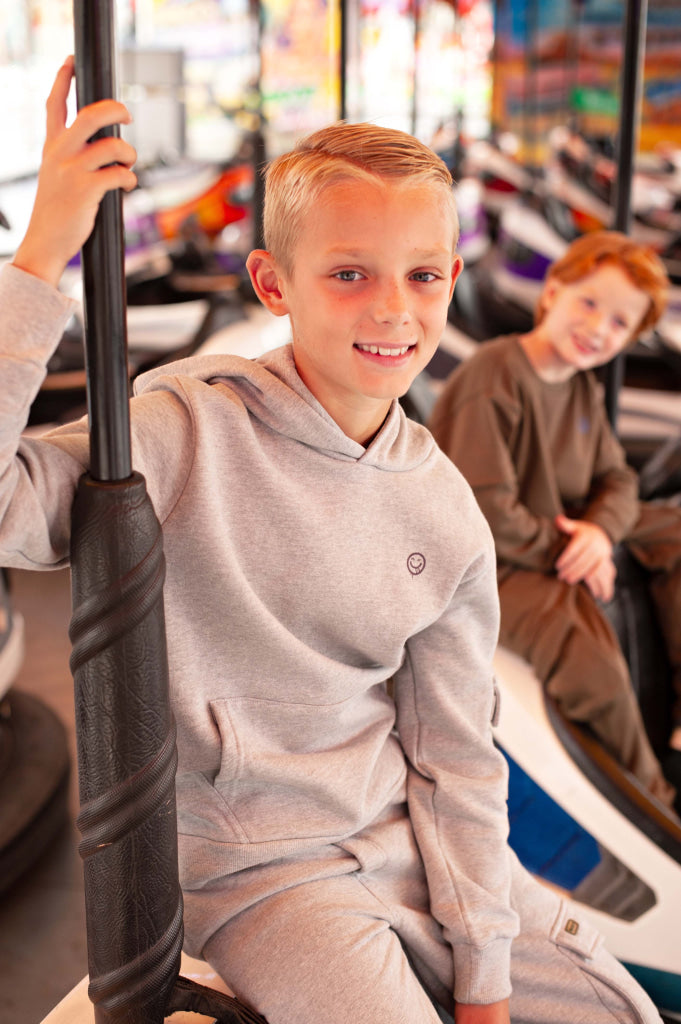 Hooded sweater grijs | Grey Melee Sweater