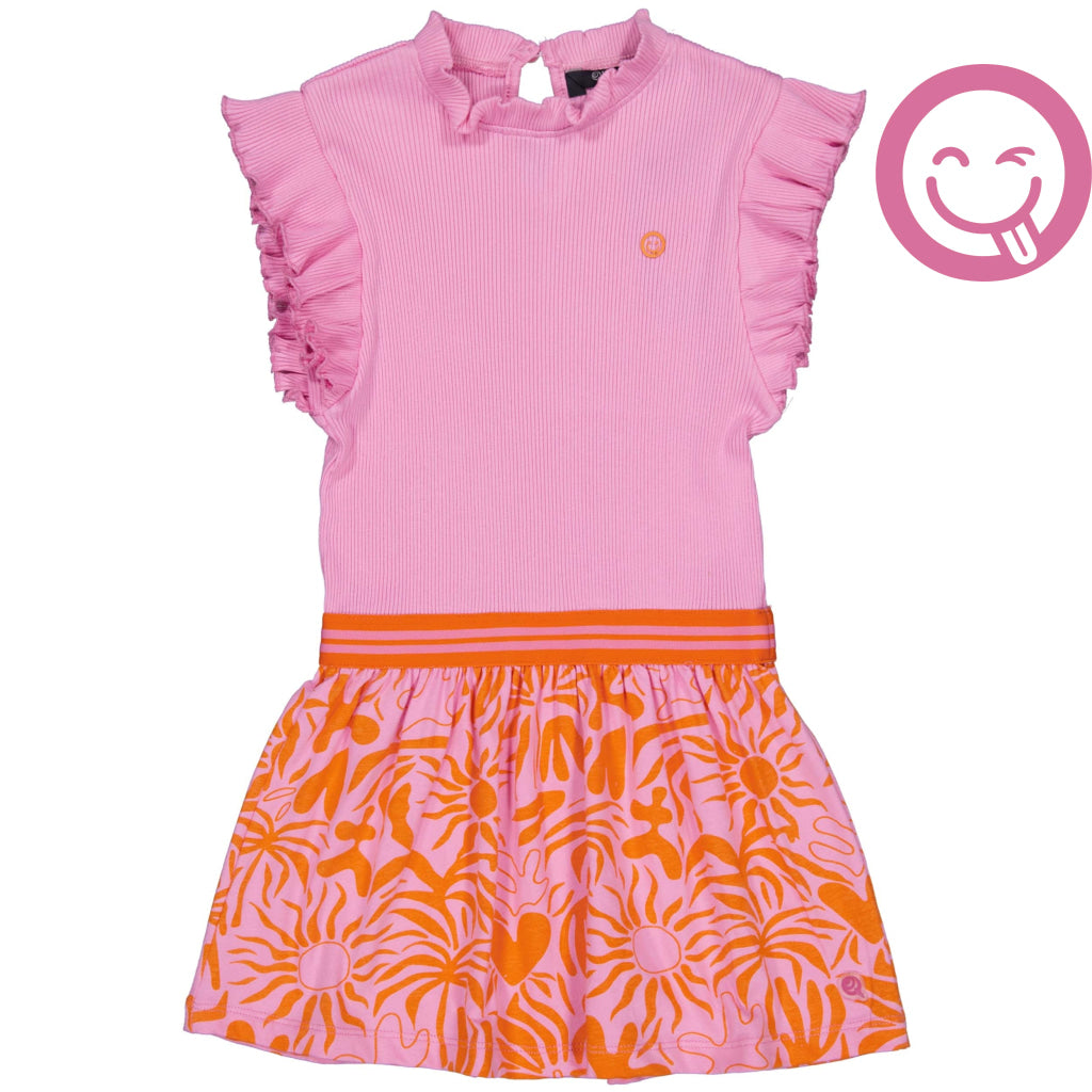 Jurk Roze | AOP Pink Blush Flower AOP Pink Blush Flower / 80 Dress