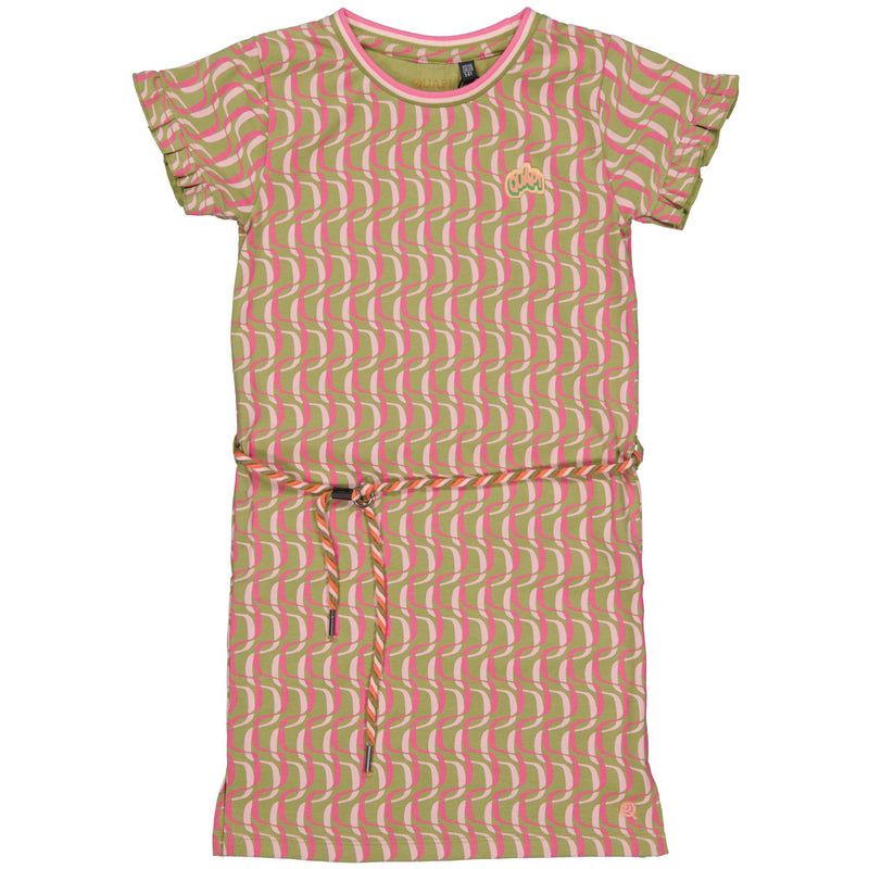 Dress | AOP Pink Stripe