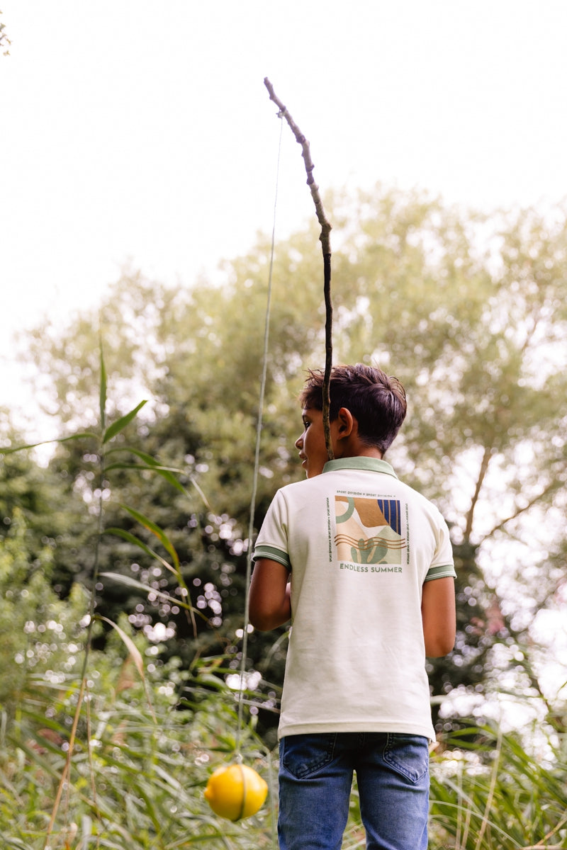 Shortsleeve Polo | White Cream