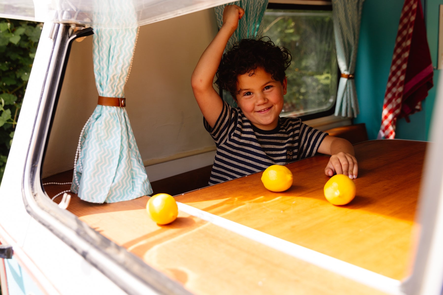 Shortsleeve | AOP Blue Stripe