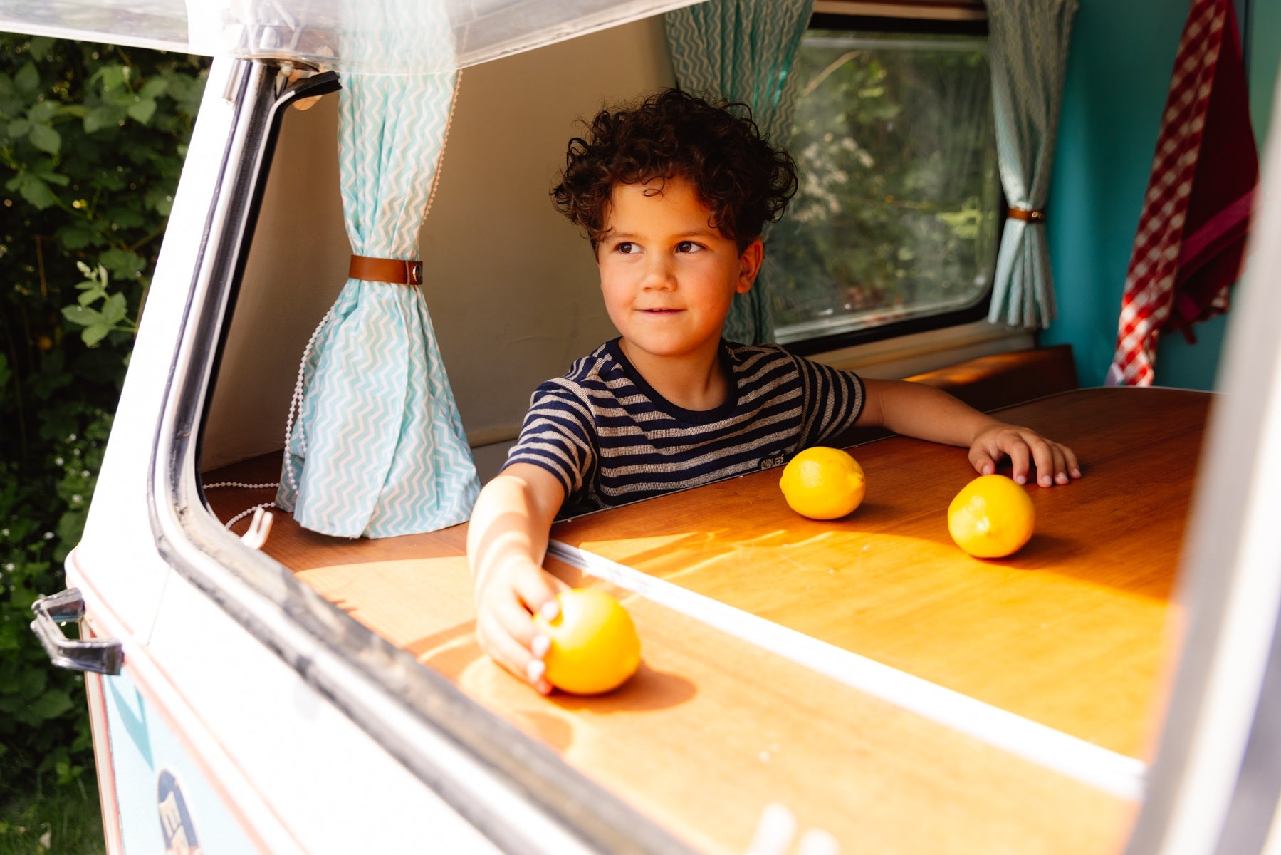 Shortsleeve | AOP Blue Stripe