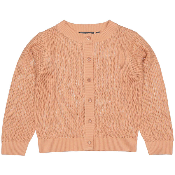 Knitted Cardigan | Salmon