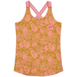 Singlet | AOP Pink Leaves