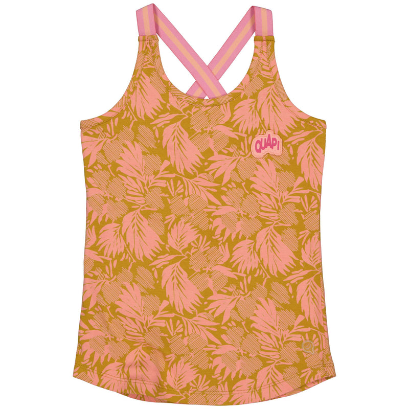 Singlet | AOP Pink Leaves