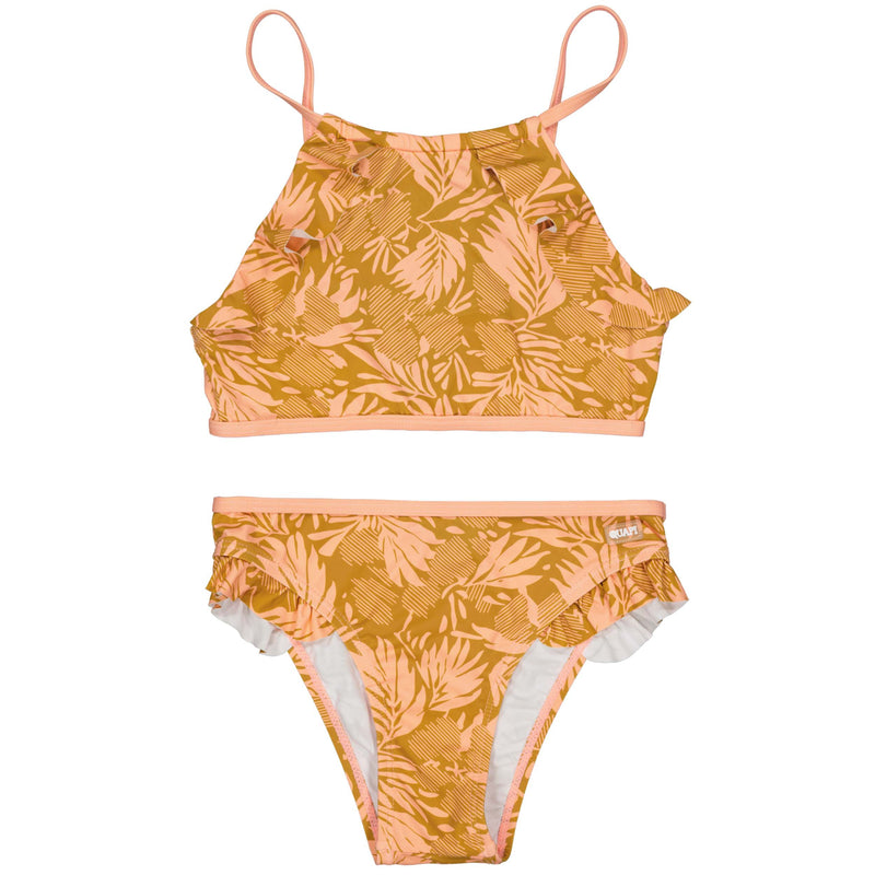 Bikini | AOP Pink Leaves