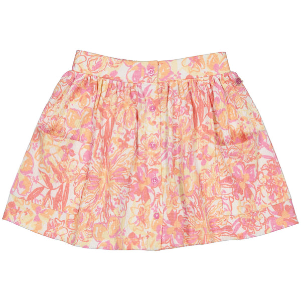 Skirt | AOP White Flower