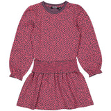 DRESS | AOP Hot pink dot