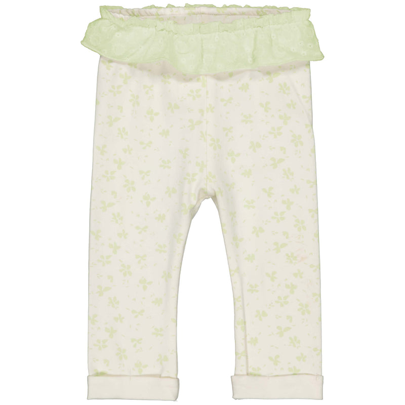 Pants | AOP Green Flower