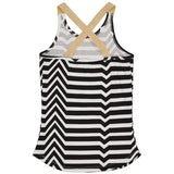 SINGLET | AOP Black Stripe