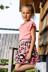 SKIRT | AOP Pink Animal