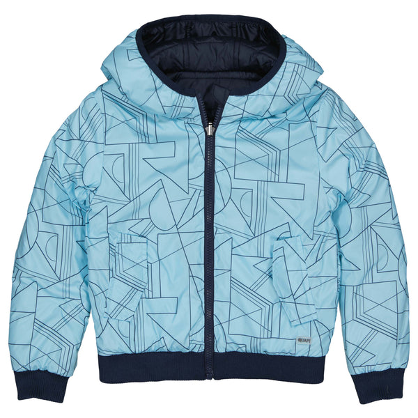 JACKET | AOP Blue Stripe