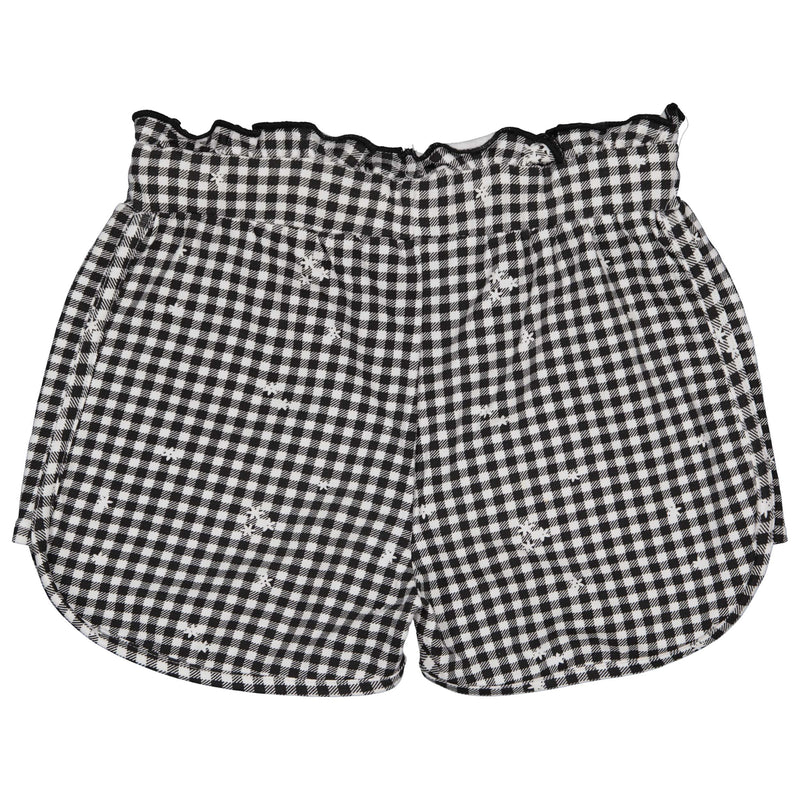 SHORTS | Yarn dye black check